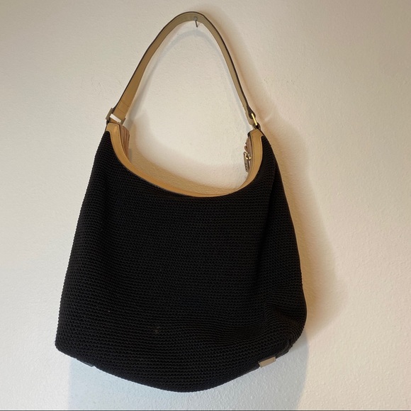 The Sak | Crochet Hobo Bag Leather Straps - Picture 3 of 8